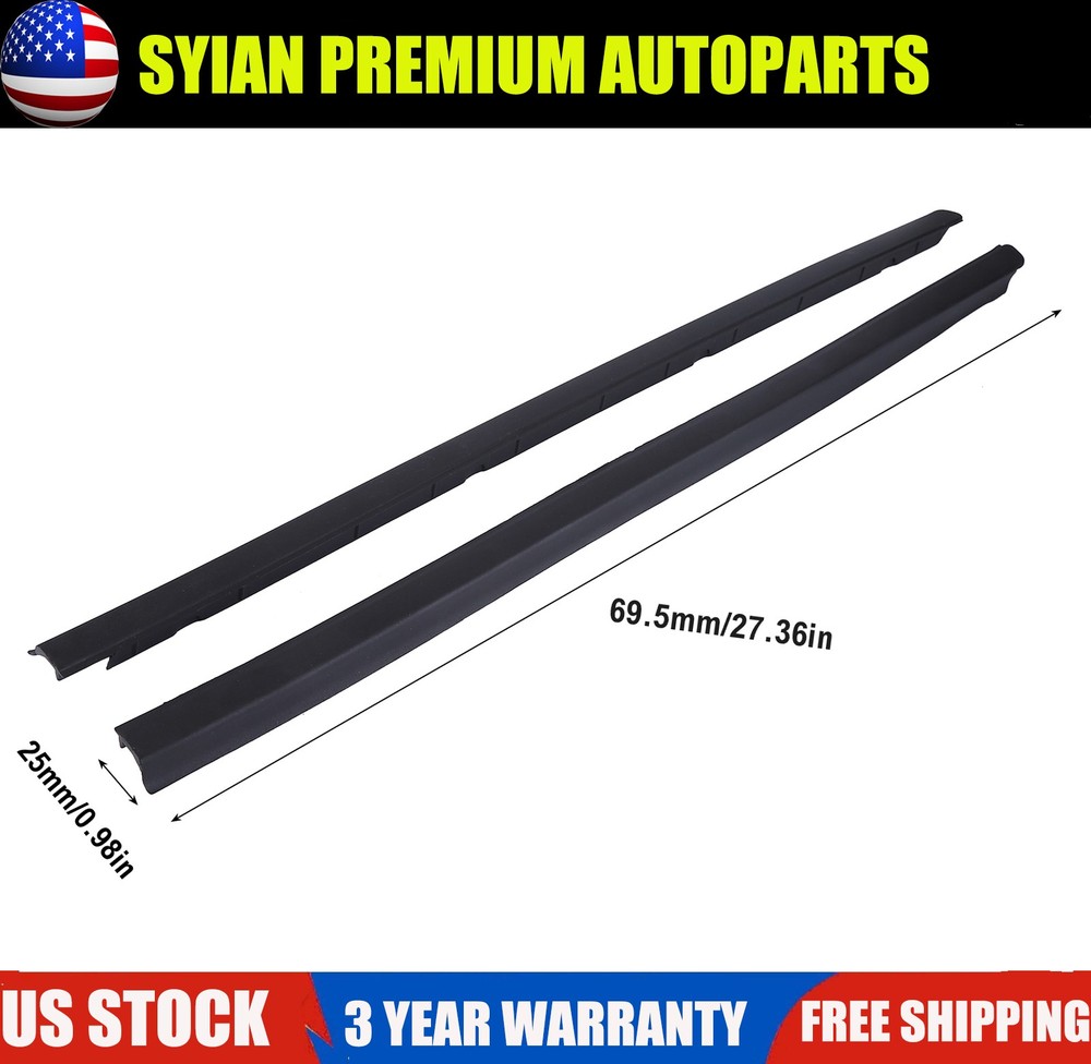 for 2009-2022 RAM 1500 2500 3500 4500 Front Right & Left side Windshield Molding