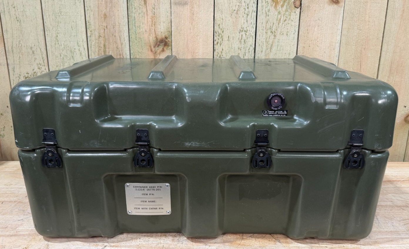 Pelican Hardigg Footlocker Green Case 31x21x15 Military Medic Waterproof
