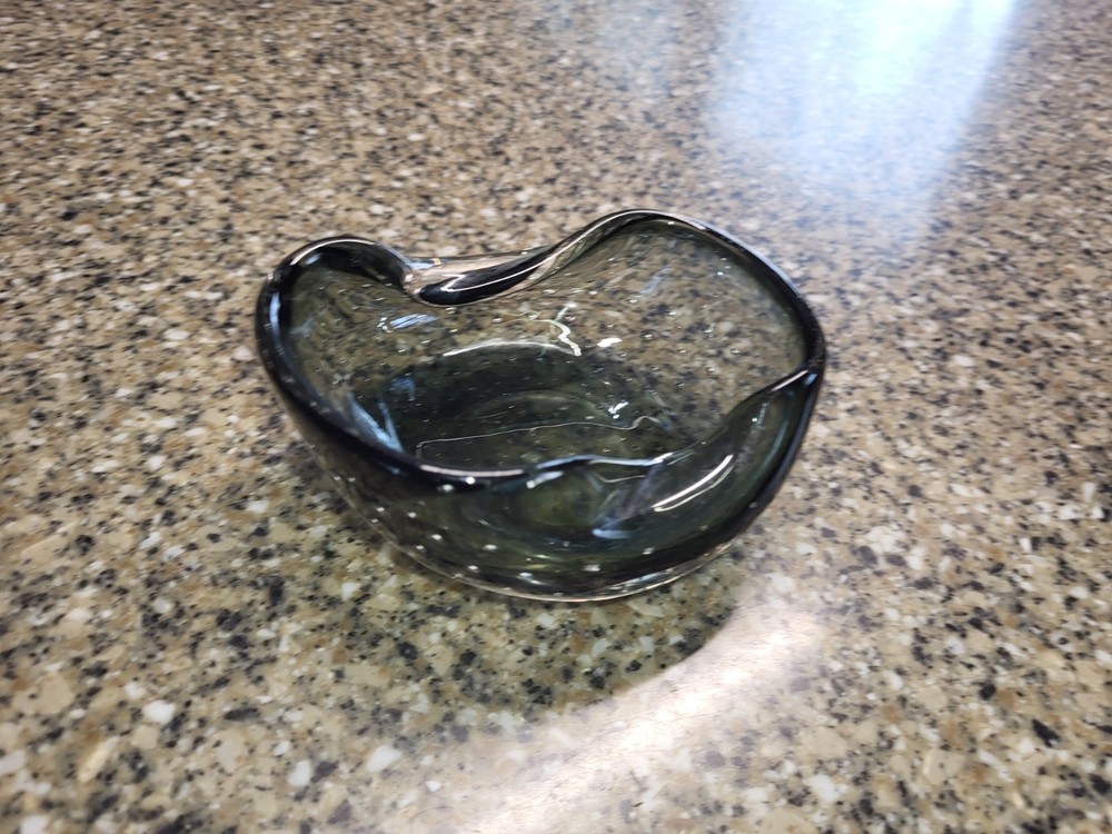 Vintage MCM Controlled Bubbles Ashtray