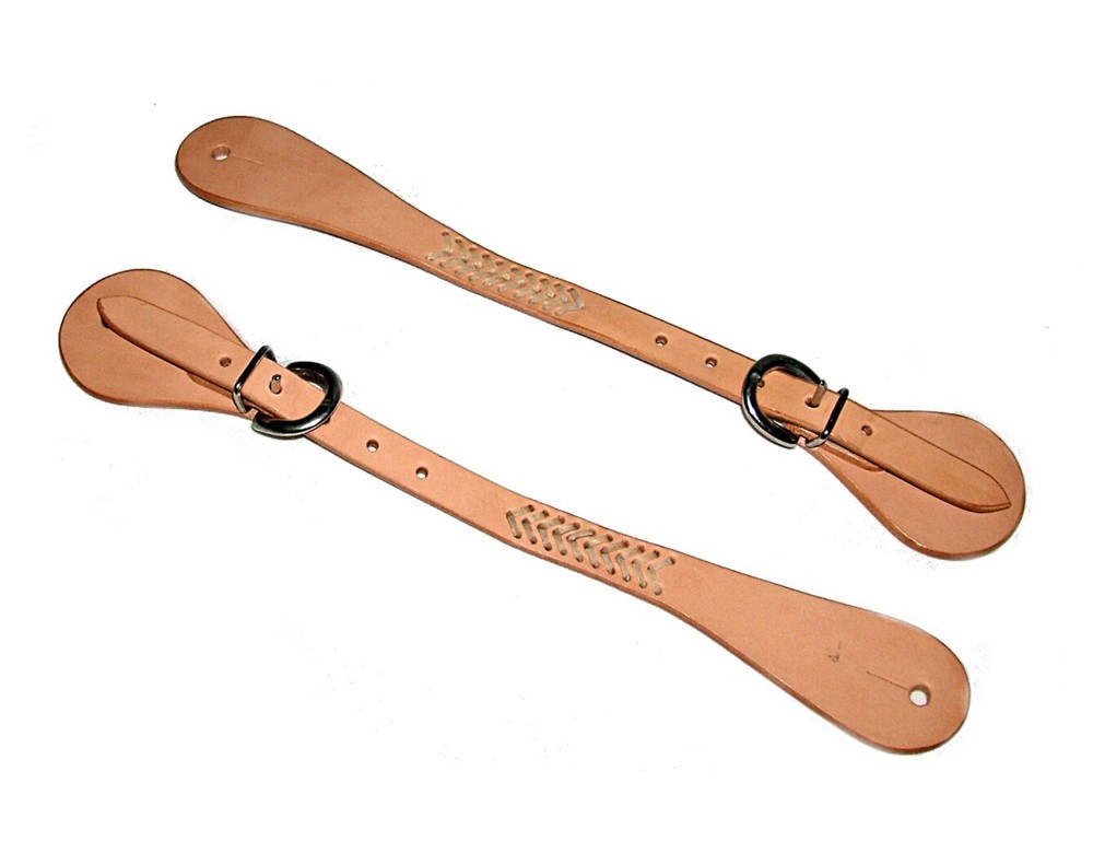 Western Rawhide Spur Straps