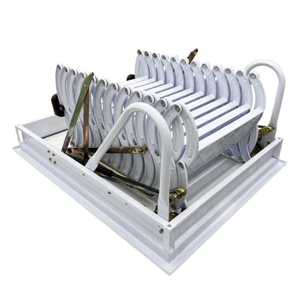 Ceiling Folding Stairs 9.84ft Pull Down Telescoping Attic Stairs 70*90cm