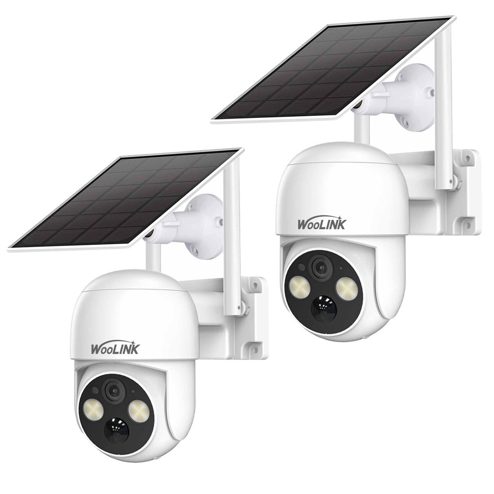 2PK Solar Camera 2K Wireless Solar Powered Camera WiFi Security Camera Outdoor