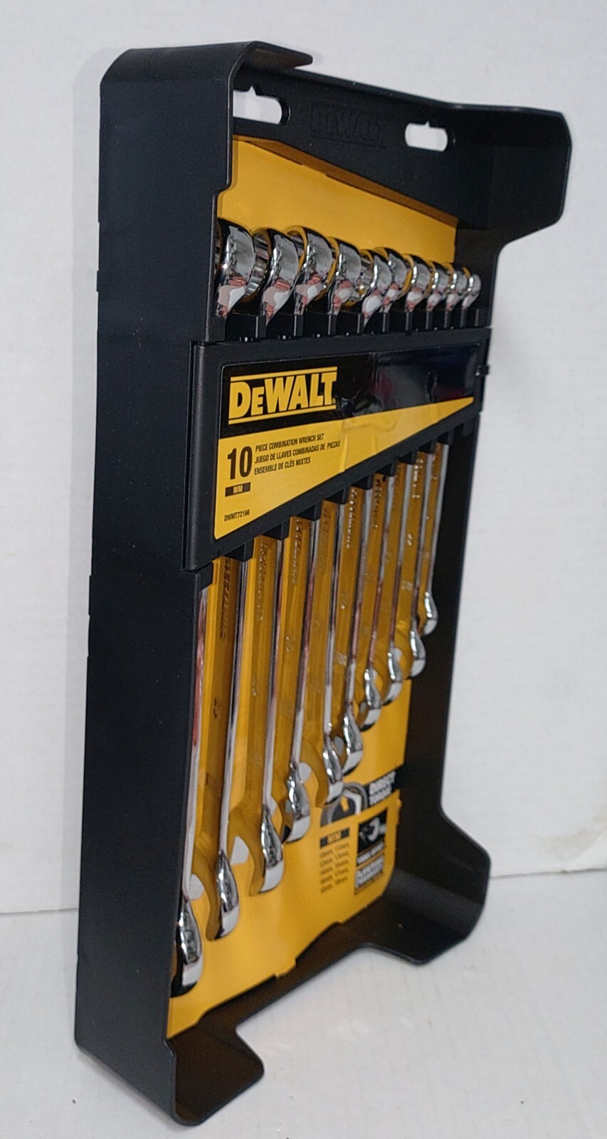 DeWALT 10 Piece Metric Combination Wrench Set DWMT72166