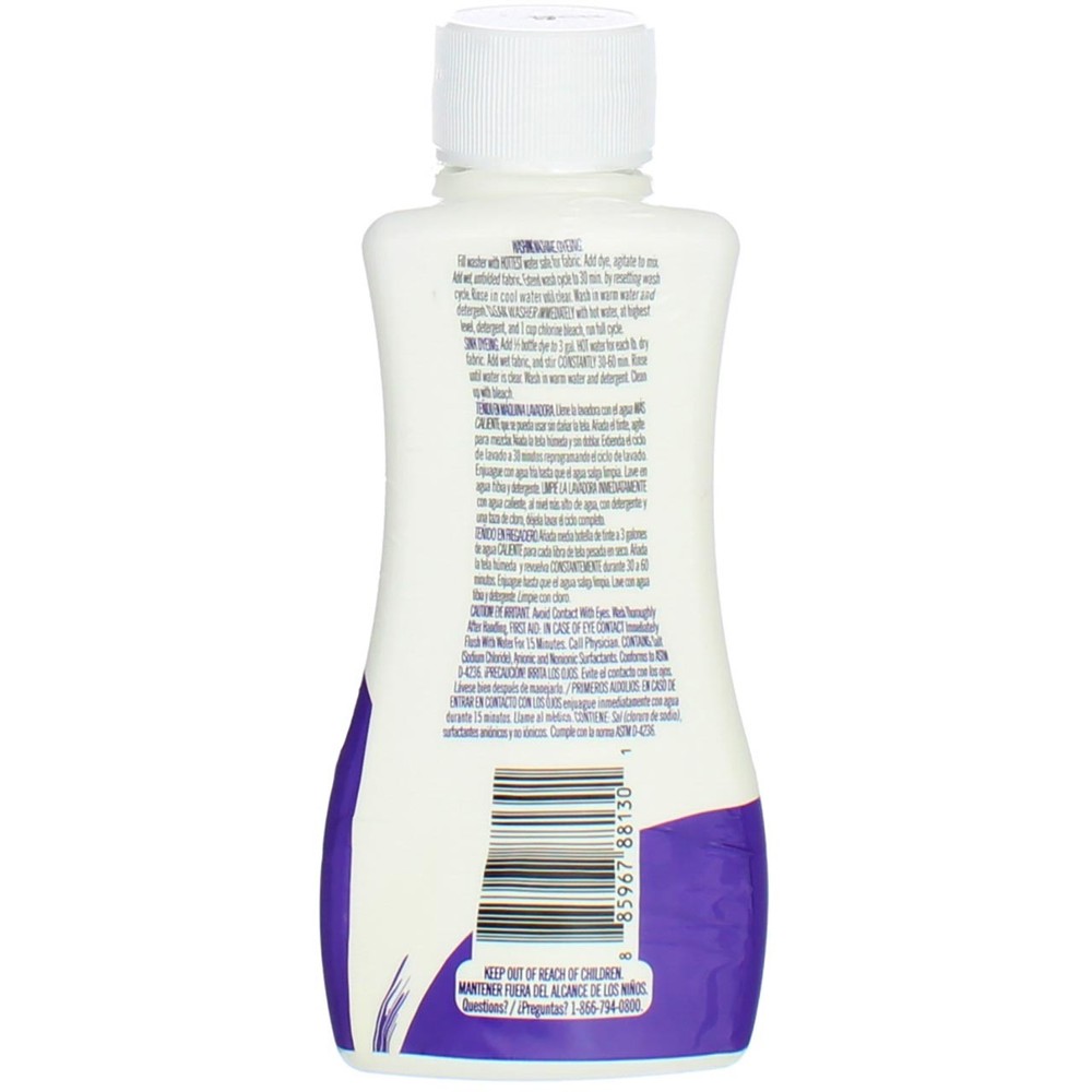 4 Pack Rit All-Purpose Liquid Dye, Purple, 8 fl oz