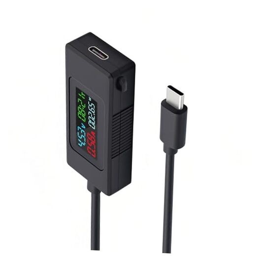 USB Power Tester Voltage Current Power Capacity Working Time Ammeter Type-C