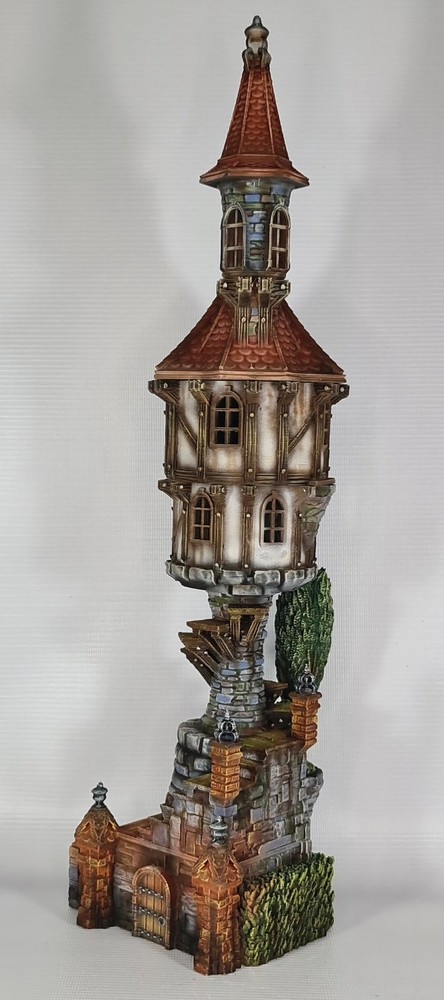 3d printed wizard tower 32mm DnD Miniatures, Tabletop, RPG, War Game