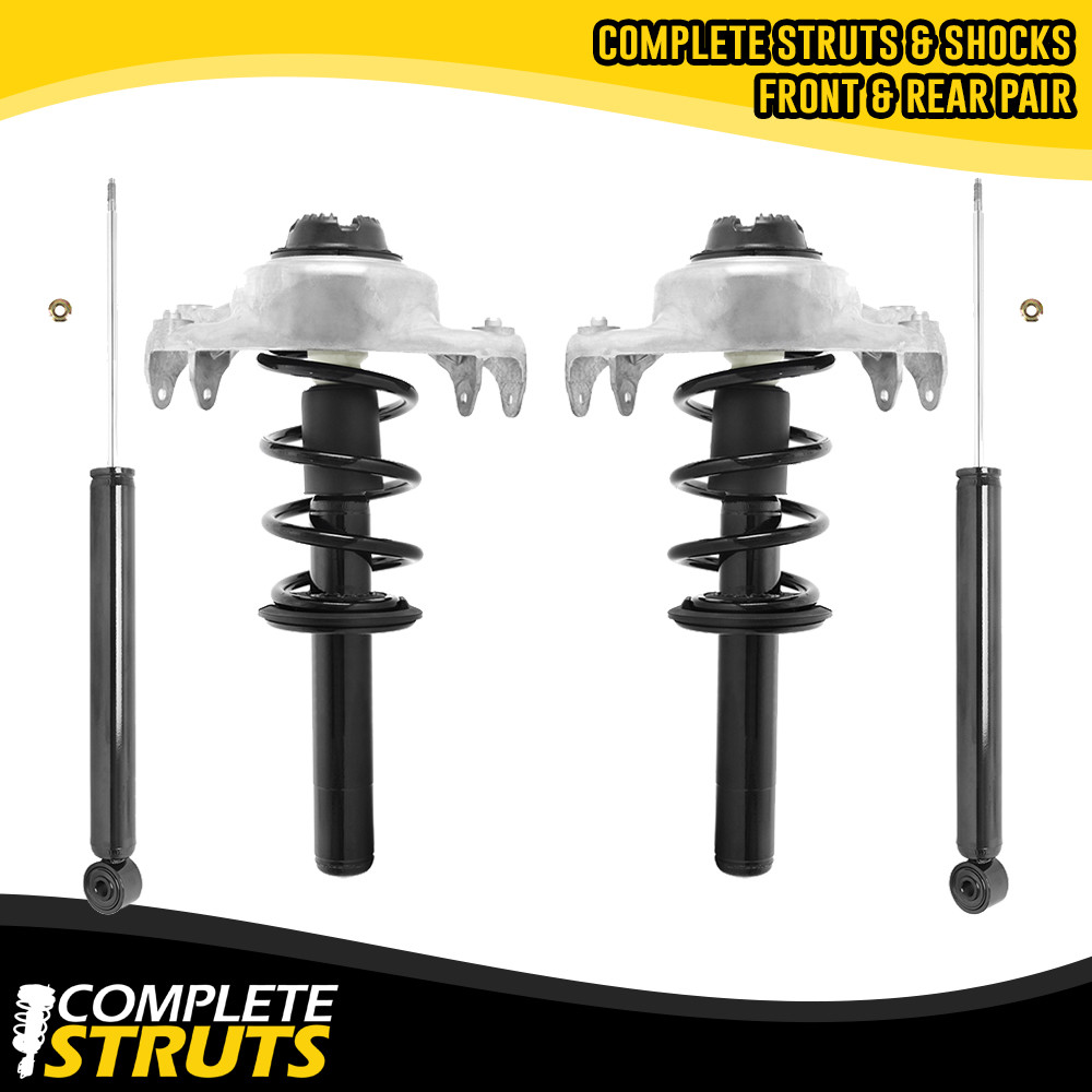 2009-2016 Audi A4 Quattro Front Complete Strut & Rear Shock Absorber Bundle
