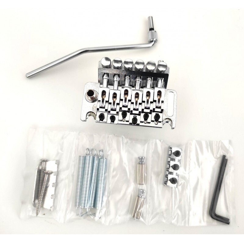 Chrome FLoyd Rose Single locking system Tremolo, 42mm Nut, block 32, L92mm