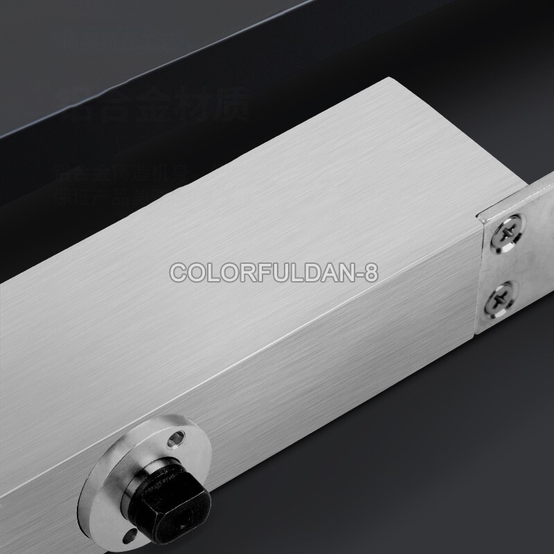 2Sets Heavy Pivot Hinges Wood Door Hydraulic Buffer Floor Spring Hinge Invisible