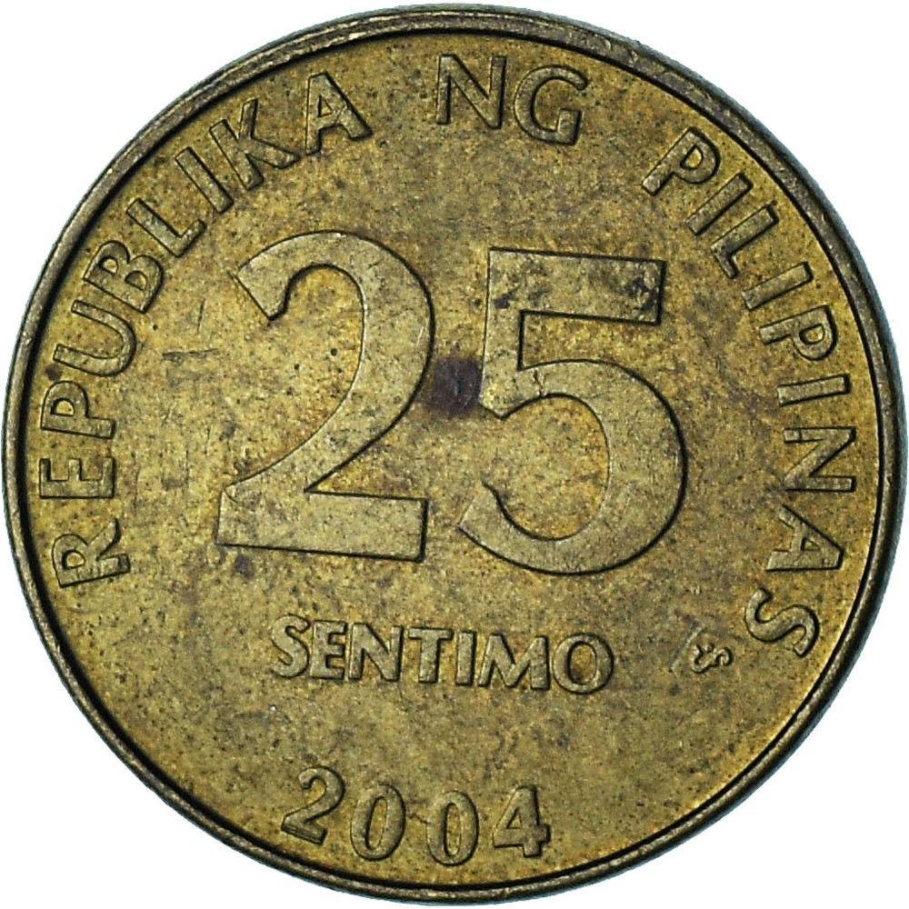 [#1374620] Philippines, 25 Sentimos, 2004