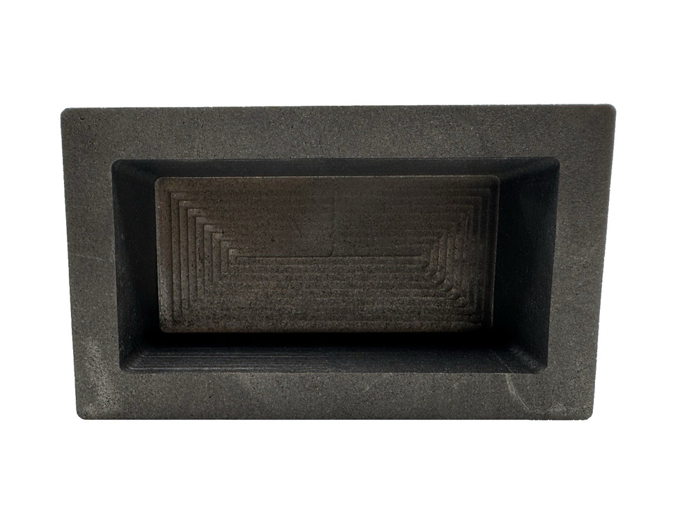 Graphite Ingot Mold For Casting 200 oz Gold Bar