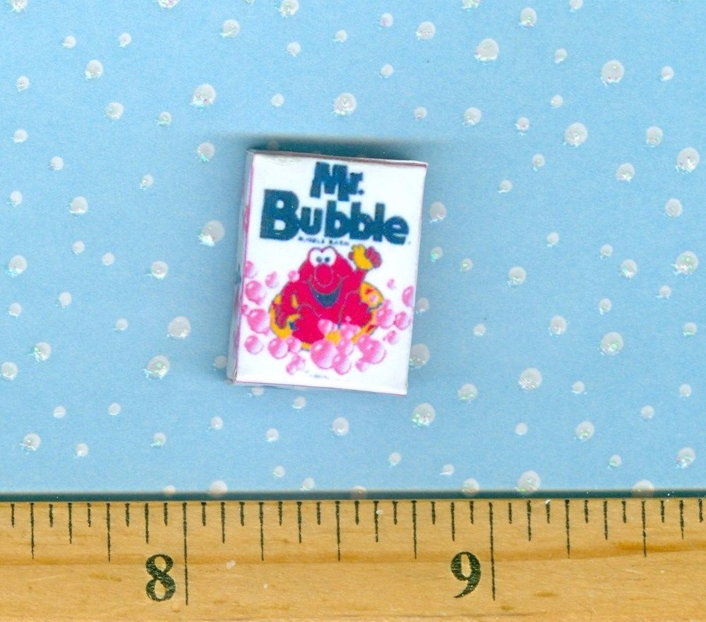 Dollhouse Miniature Size Mr. Bubble Box