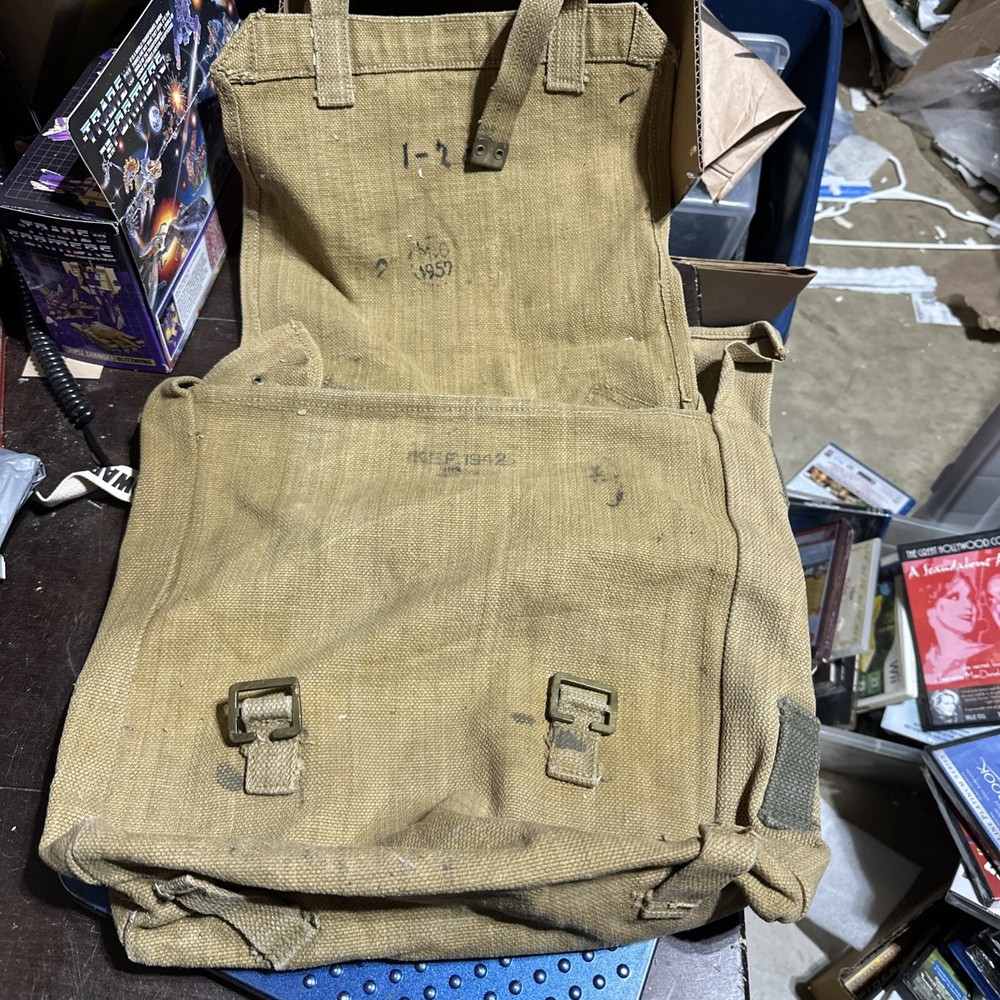 Original WW2 British Army 37 Pattern Large Pack Dated 1942