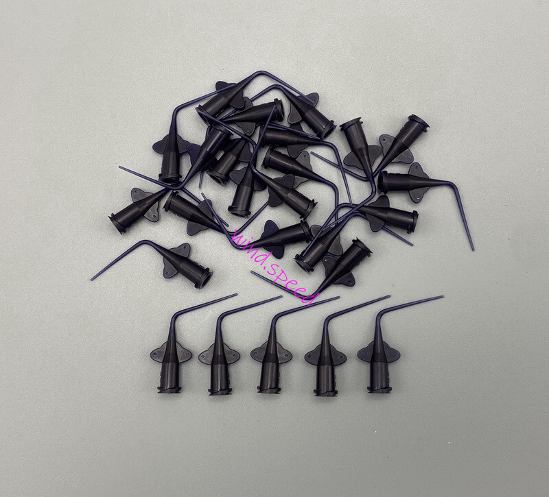 Dental Endo Disposable Root Canal Irrigation Syringe Tips Needle Tips 0.35mm Tip