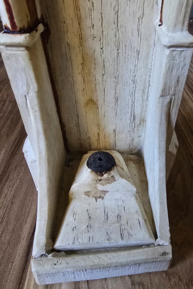 Ceramic Resin Gothic Incense Burner Holder Signed Yancy 96