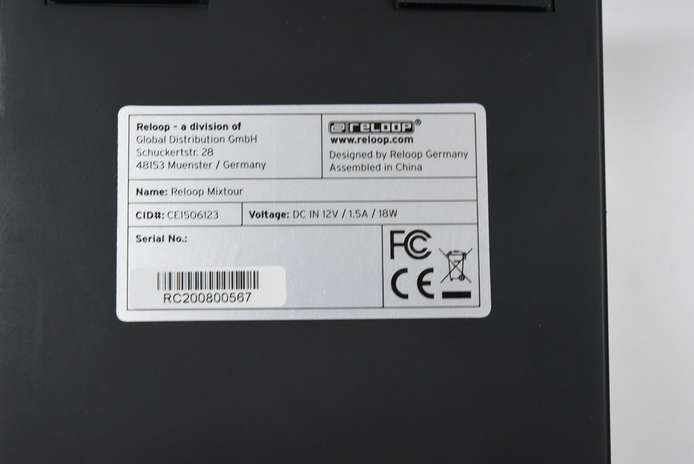 RELOOP MixTour All-In-One DJ Controller with Carry Case & Lightning Cable