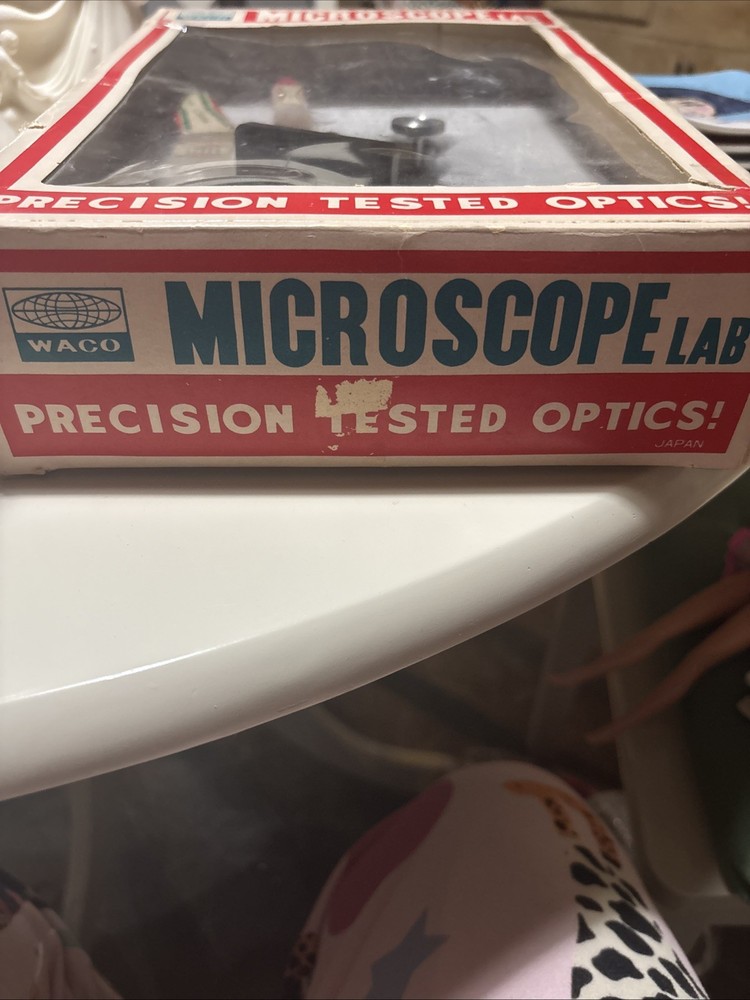 Vintage Waco Microscope W/ All Untensils