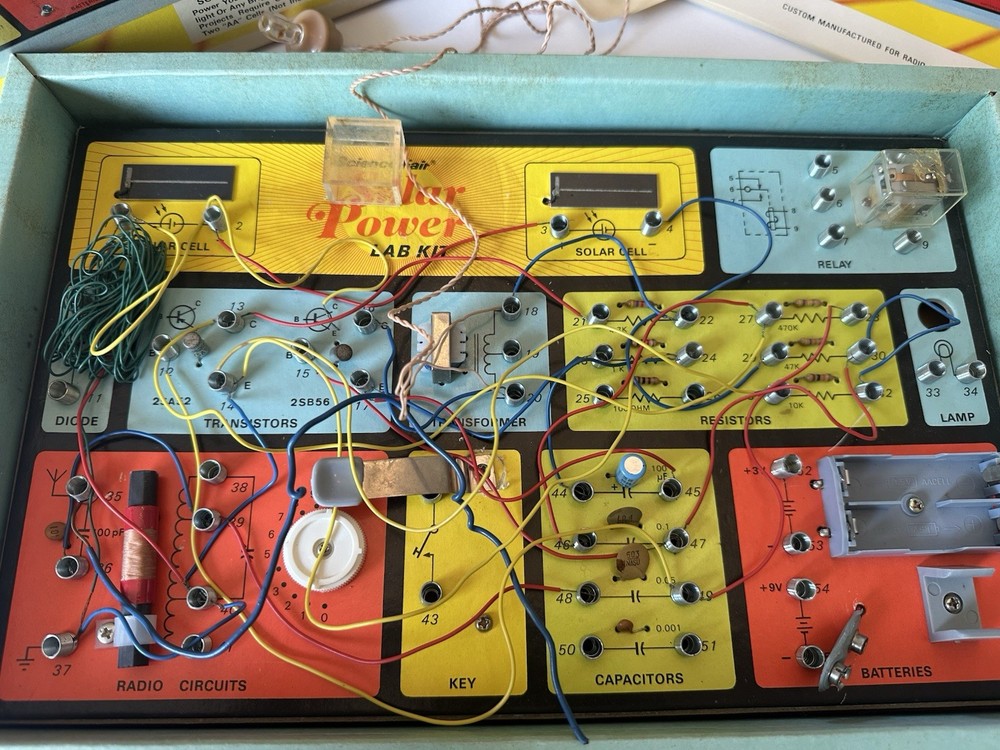 Science Fair Solar Power Electronic Lab Kit