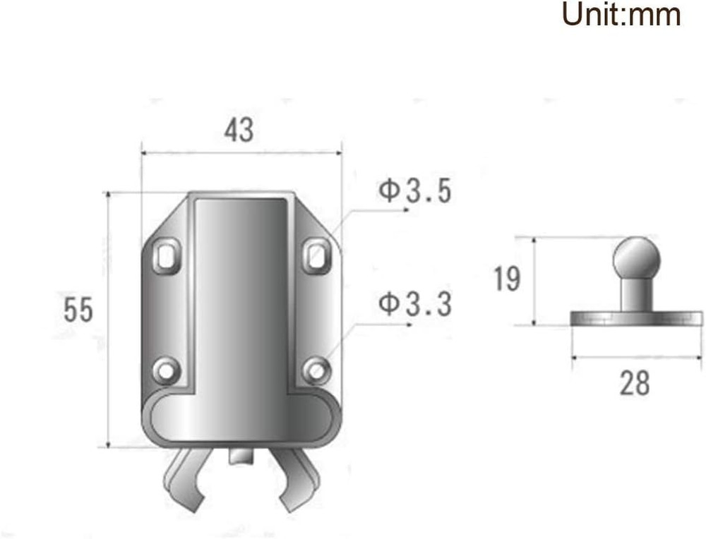 8 Pack Push Latch，Touch Latch Safe Push Latch，Rebound Self-Locking Device，Open C