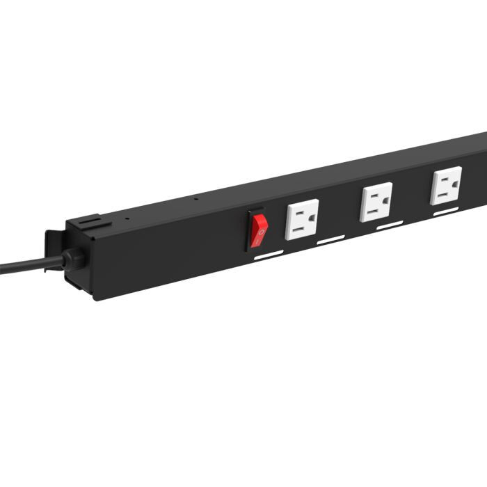 Penn Elcom Slim Vertical Rack Mount PDU with 24 x US White Output Socket - PDU12