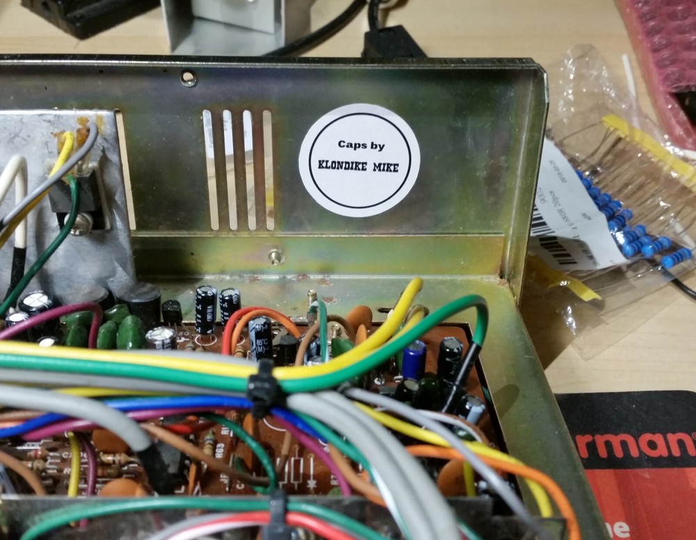 Icom IC-730 electrolytic capacitor kit