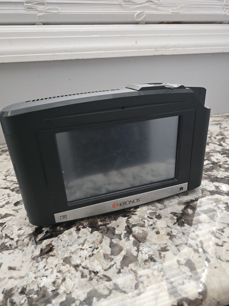 Kronos 8609000-028 Bar Code Badge Reader - Black/bio Reader