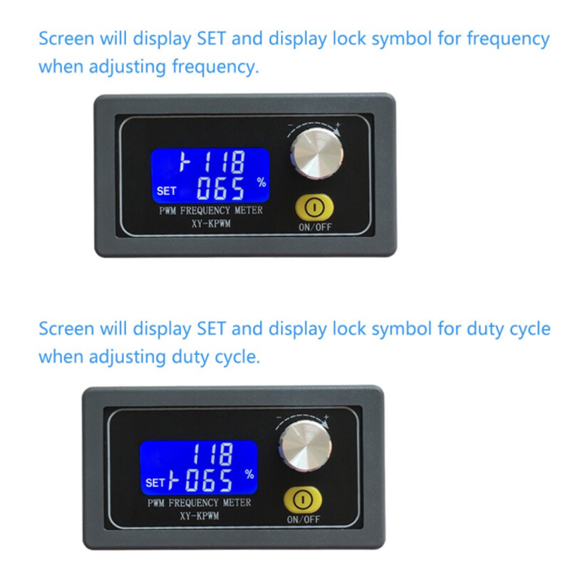 PWM Pulse Frequency Duty Cycle Adjustable Square Wave Signal Generator Module