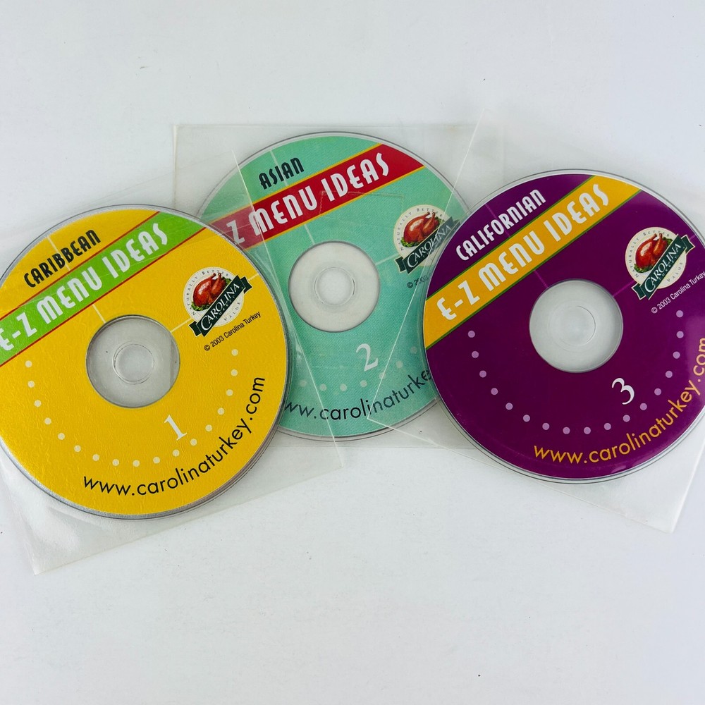 Carolina Turkey E-Z Menu Ideas 4 CD Set