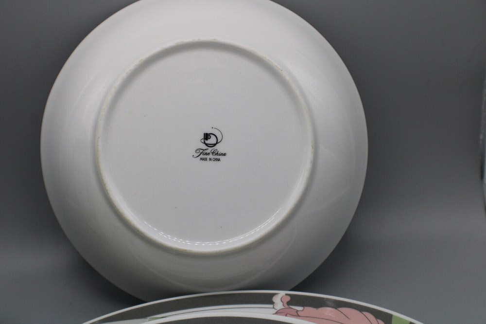 Sweet Iris Fine China serving set 3 pcs