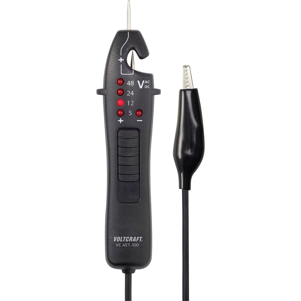 VOLTCRAFT VC11268720 Two Pole CAT I LED Voltage Tester