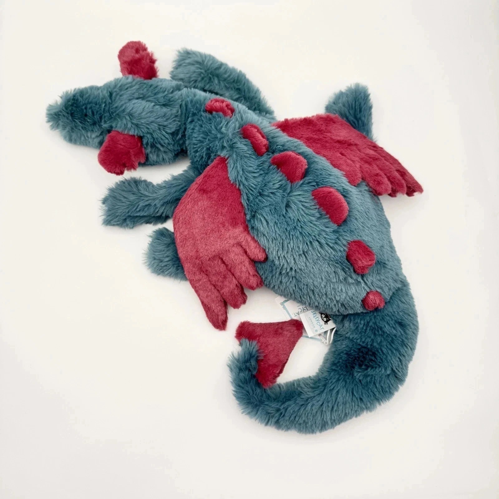 Jellycat Rare Dexter Dragon Plush Medium Soft Toy Cuddly Gift NEW