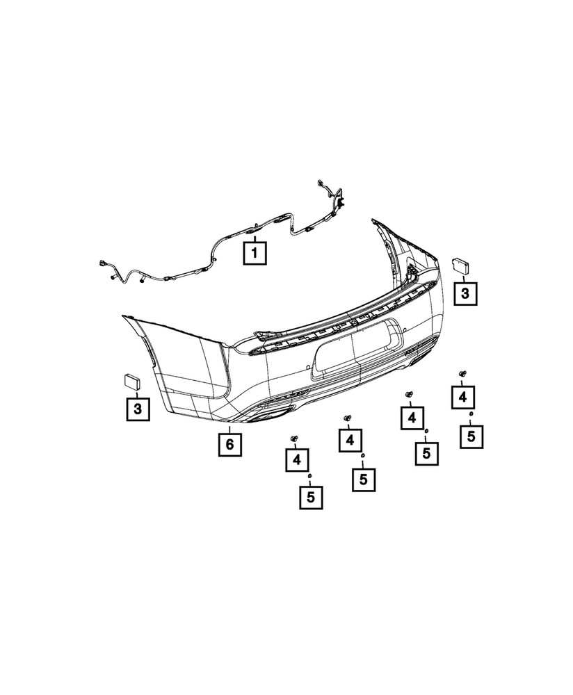 Genuine Mopar Park Assist Sensor 5MK60TZZAC