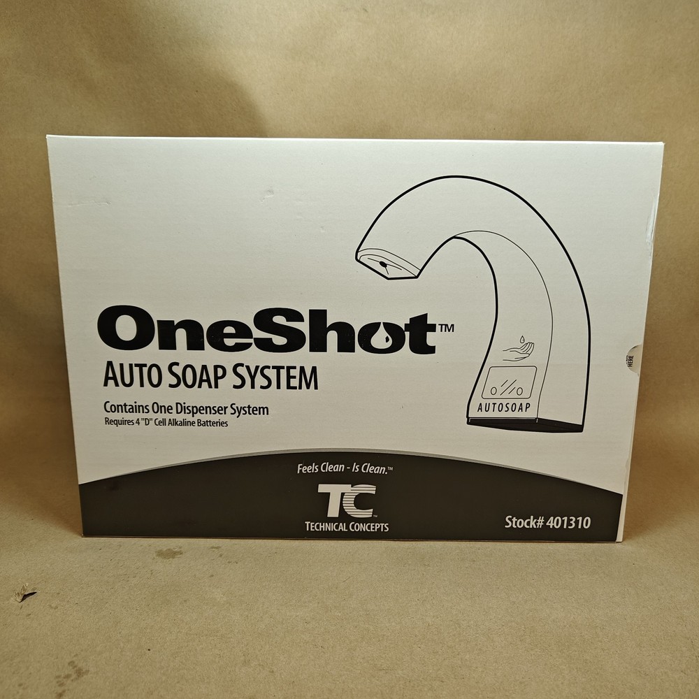 ONE SHOT Auto Soap Sensor System Dispenser BATHROOM Touch Free Automatic