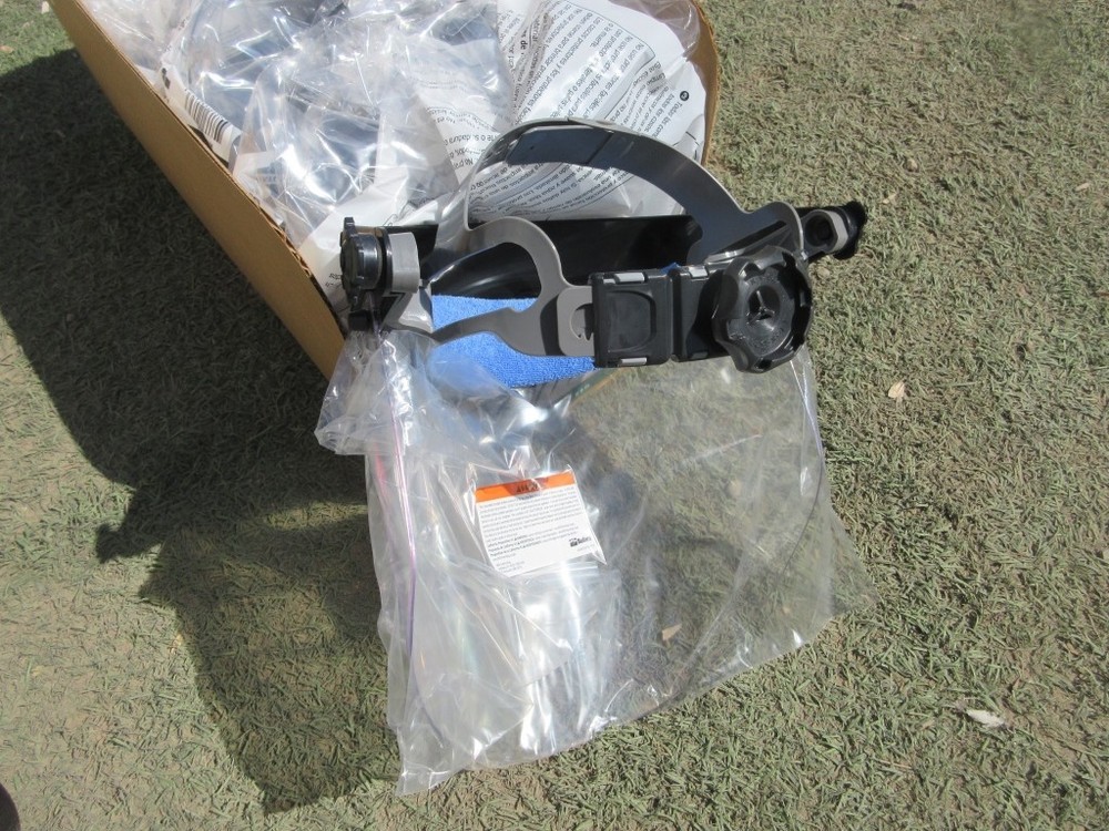 Genuine bullard full face protection faceshields. Durable & Adjustable.