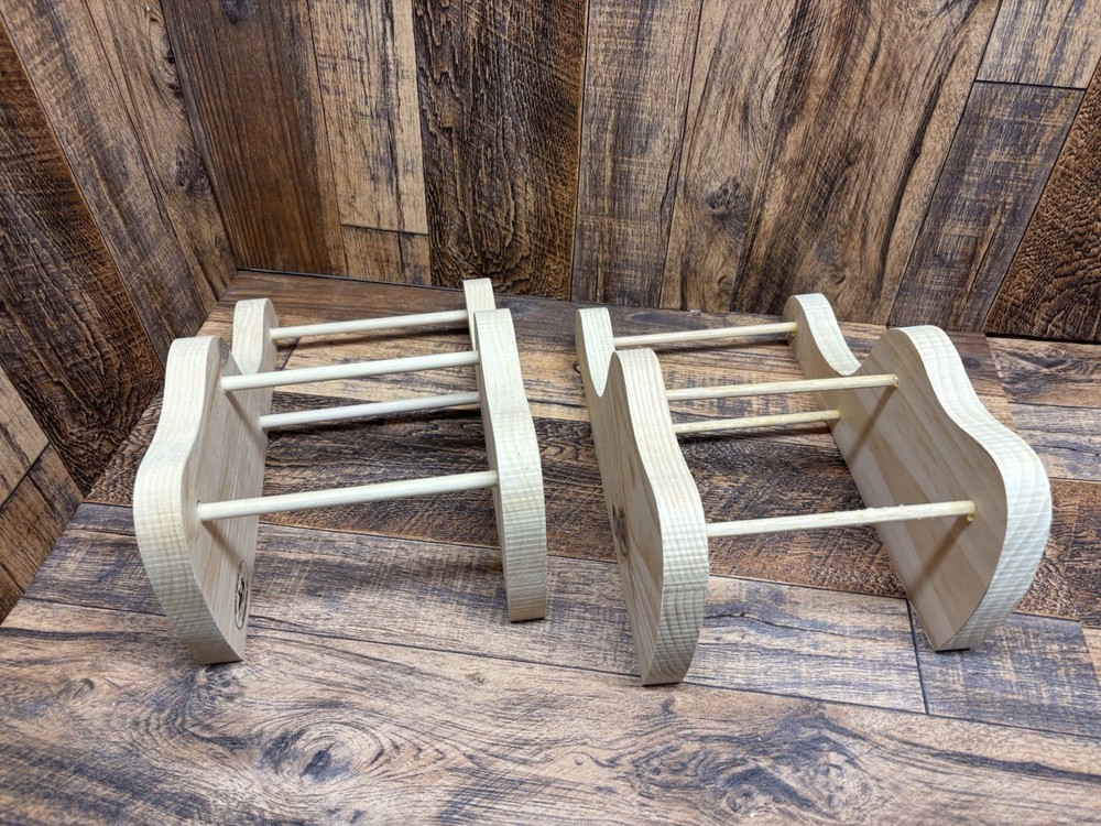 2 -Duck Decoy/Double Stands/ With Knots/ Pine. Group 12#