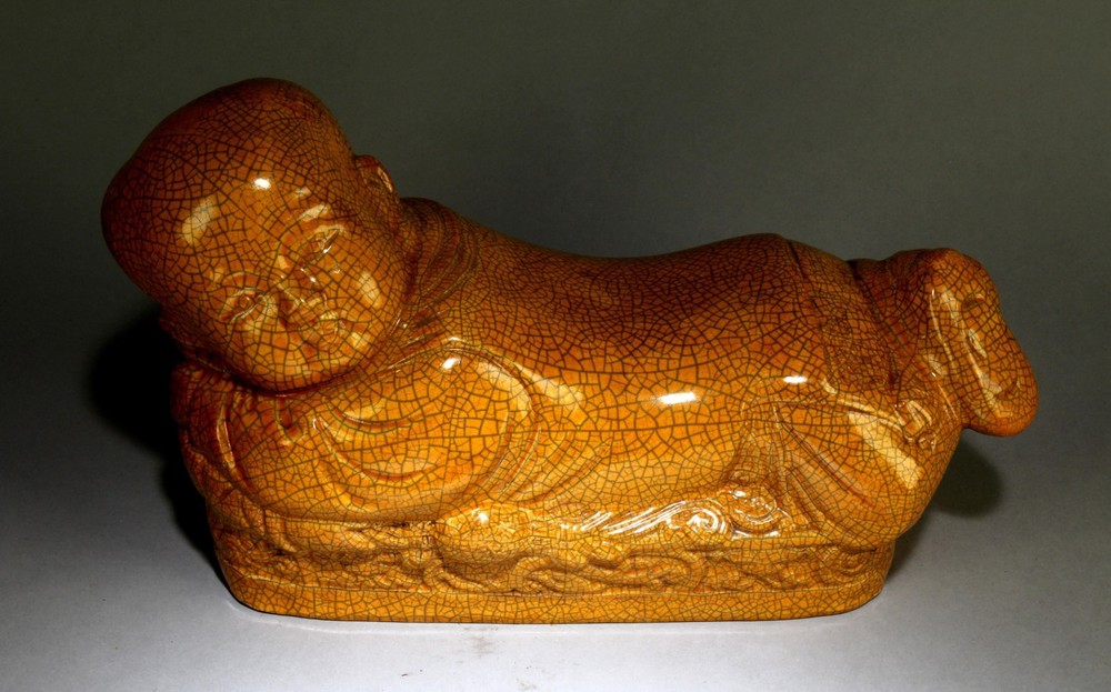 A Chinese Ceramic Pillow