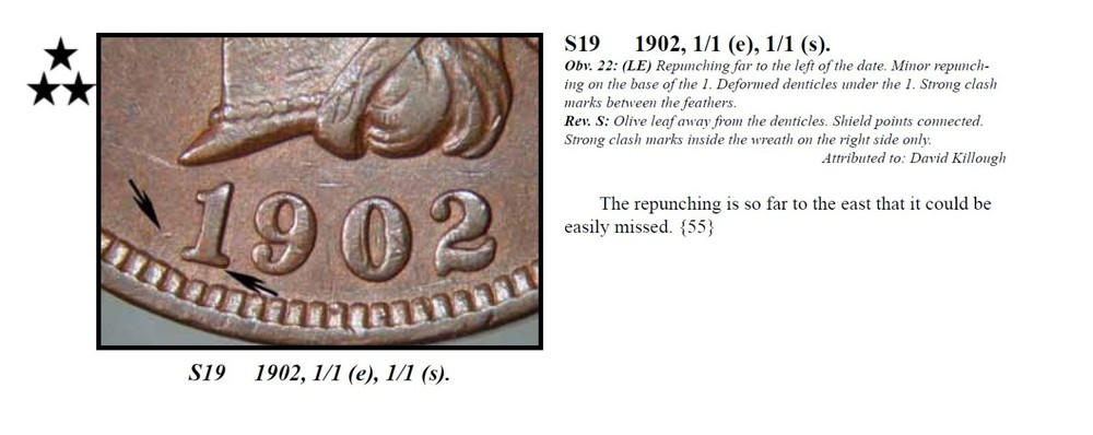 1902 Indian Cent RPD Snow-19 Uncirculated