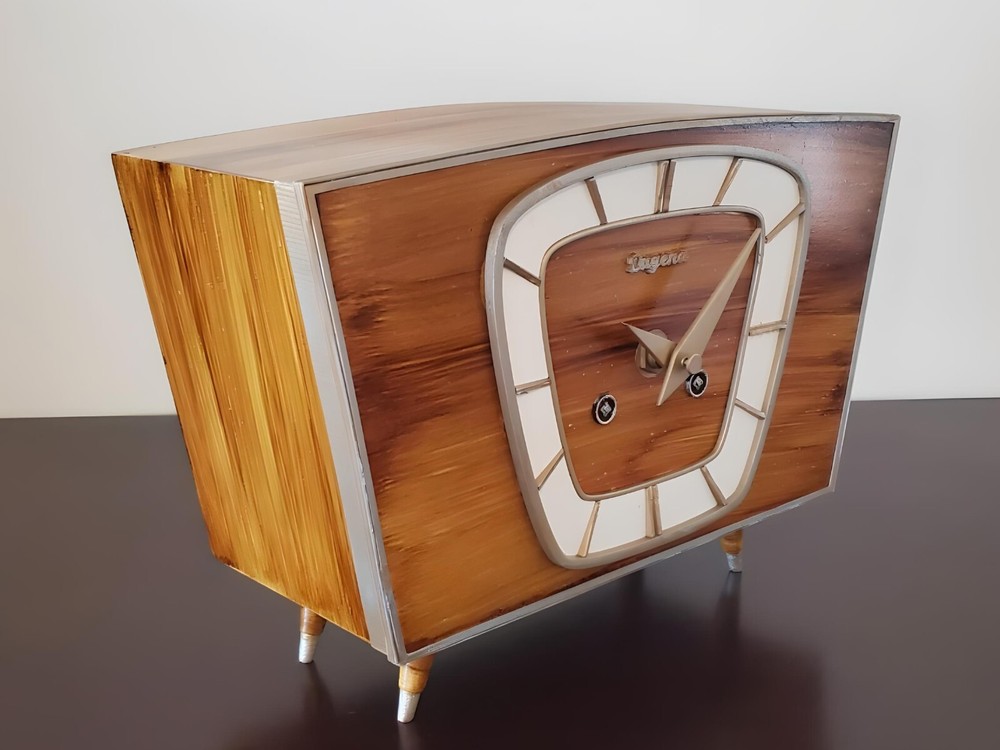Mental clock Mid-Century Modern Dugena [NEW]