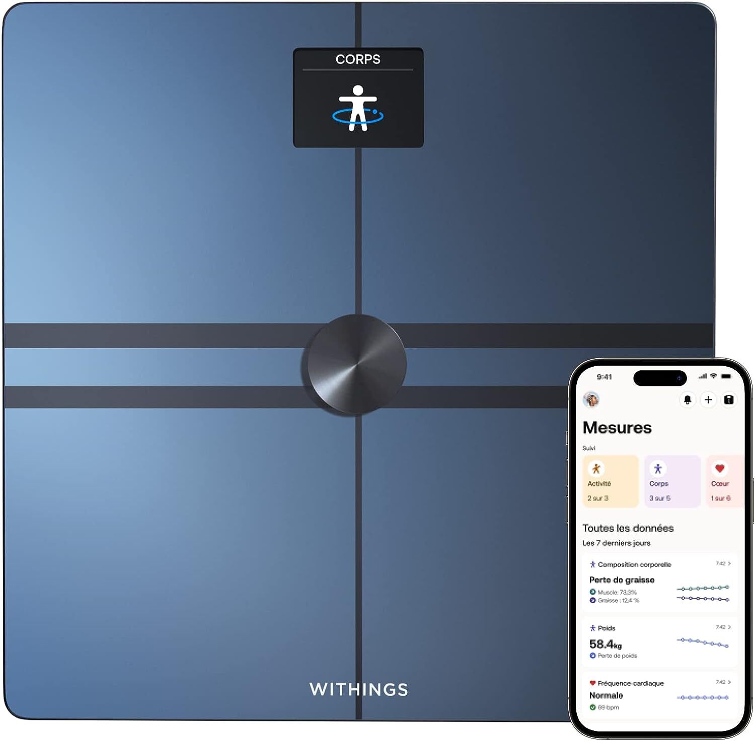 Smart Scale Body Comp Black