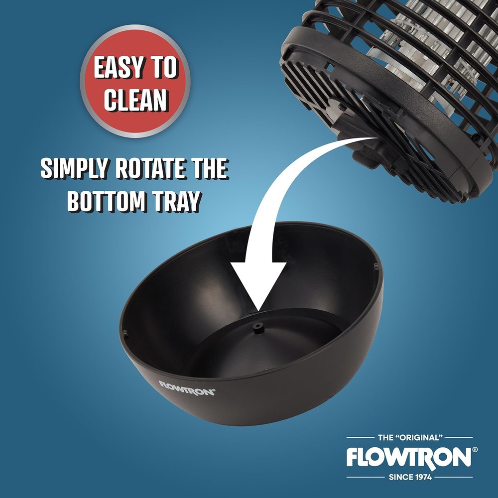 Flowtron Rechargeable Bug Zapper, 2150 Sq Ft with LED Light