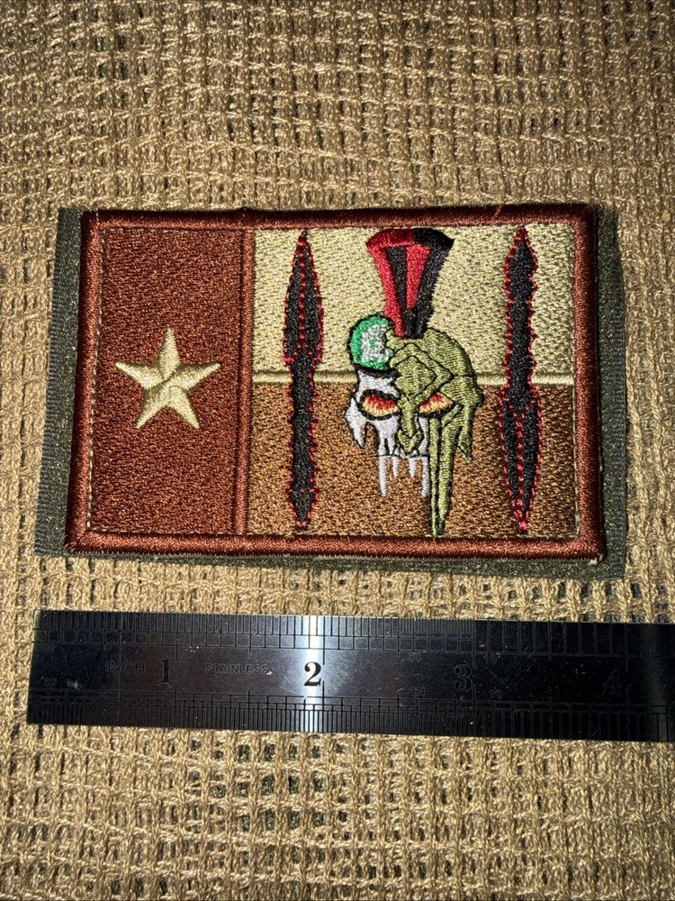 French Foreign Legion 2 Rep Pocket Patch W/Texas Flag Afgan War