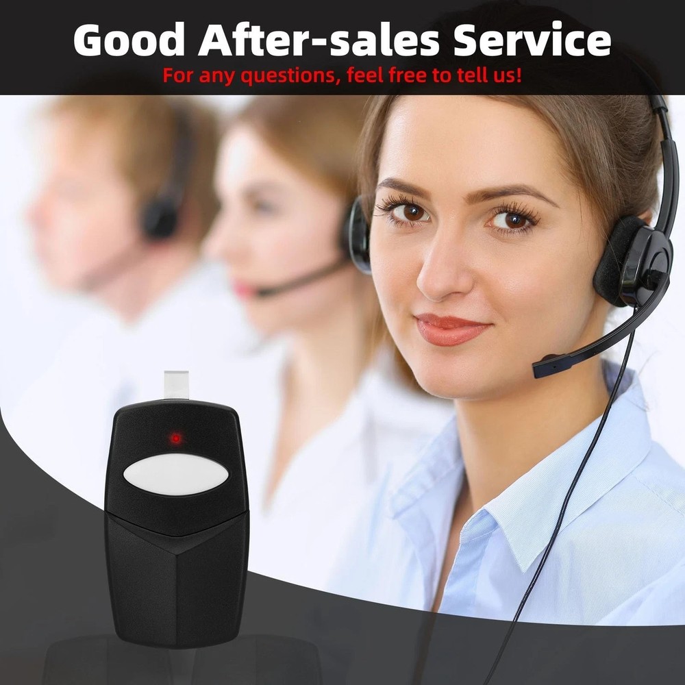 3089 Multi-Code Gate Opener Remote with 10 Dip Switch Door Remote 300MHz