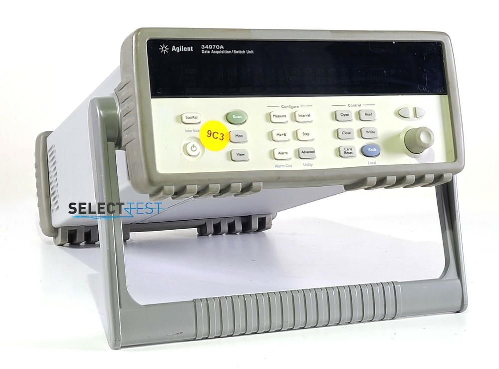 AGILENT 34970A DATA ACQUISITION UNIT WITH 3 X 34902A MODULES *LOOK* (REF 414G)