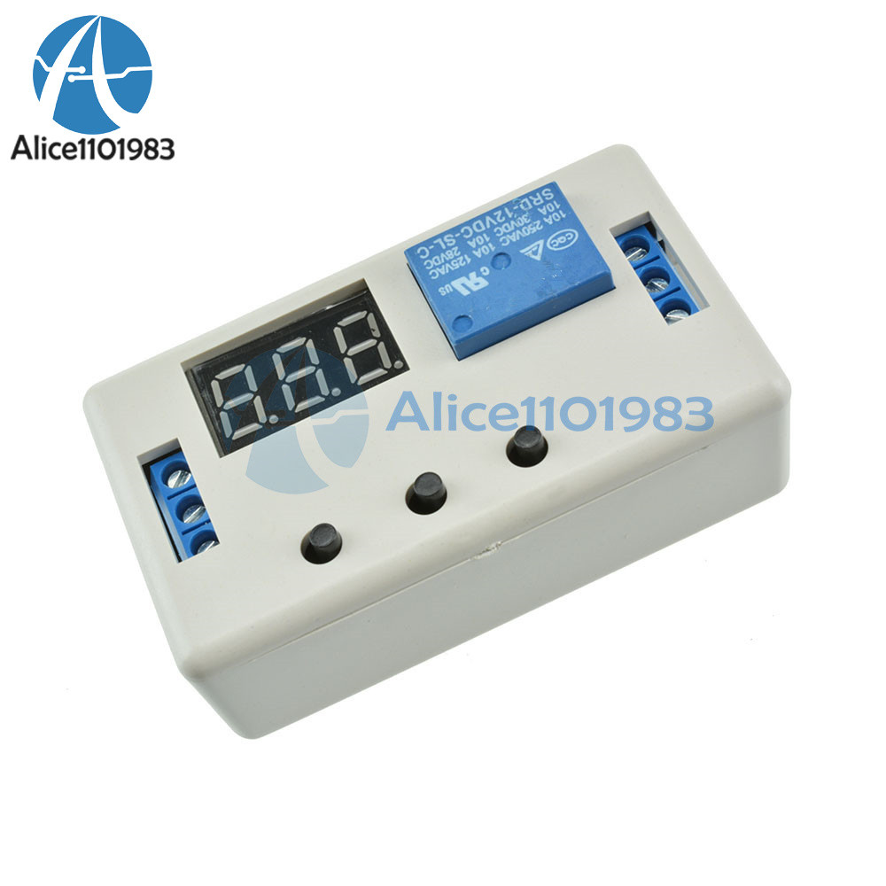 DC 12V LED Display Home Automation Delay Timer Control Switch Relay Module
