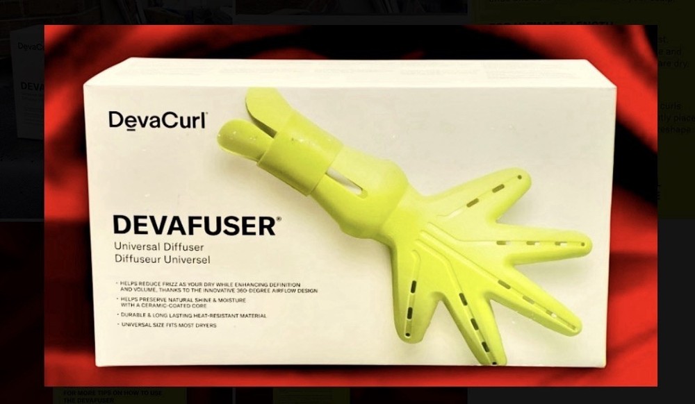 2 PACK DevaCurl DevaFuser Attachment Universal Curly Hair Dryer Diffuser