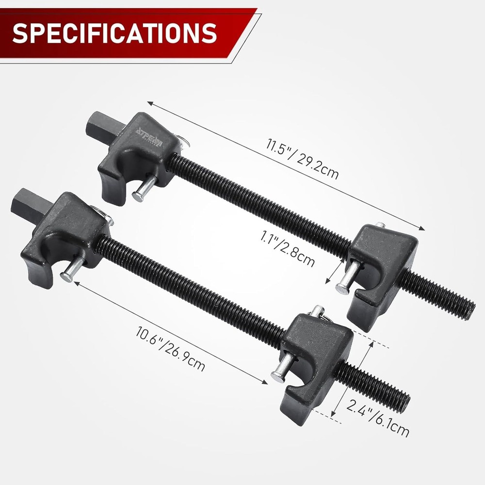 300mm MacPherson Spring Compressor Tool with Professional Grade Safety Features