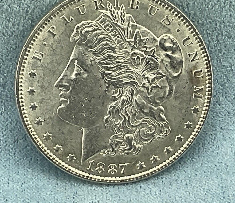 1887 Morgan Silver Dollar BU Condition 90% Silver