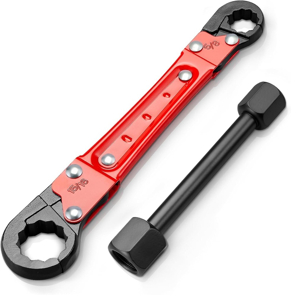 Angle Stop Wrench Kit High-Precision Angle-on Efficient Valve & Pipe Install Red