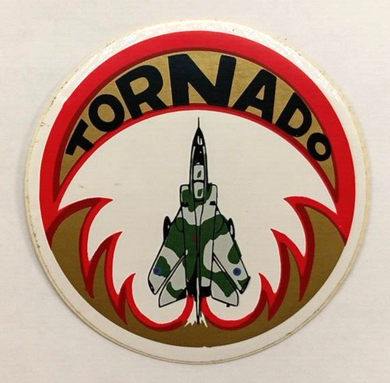 Vintage c1985 RAF Tornado Sticker