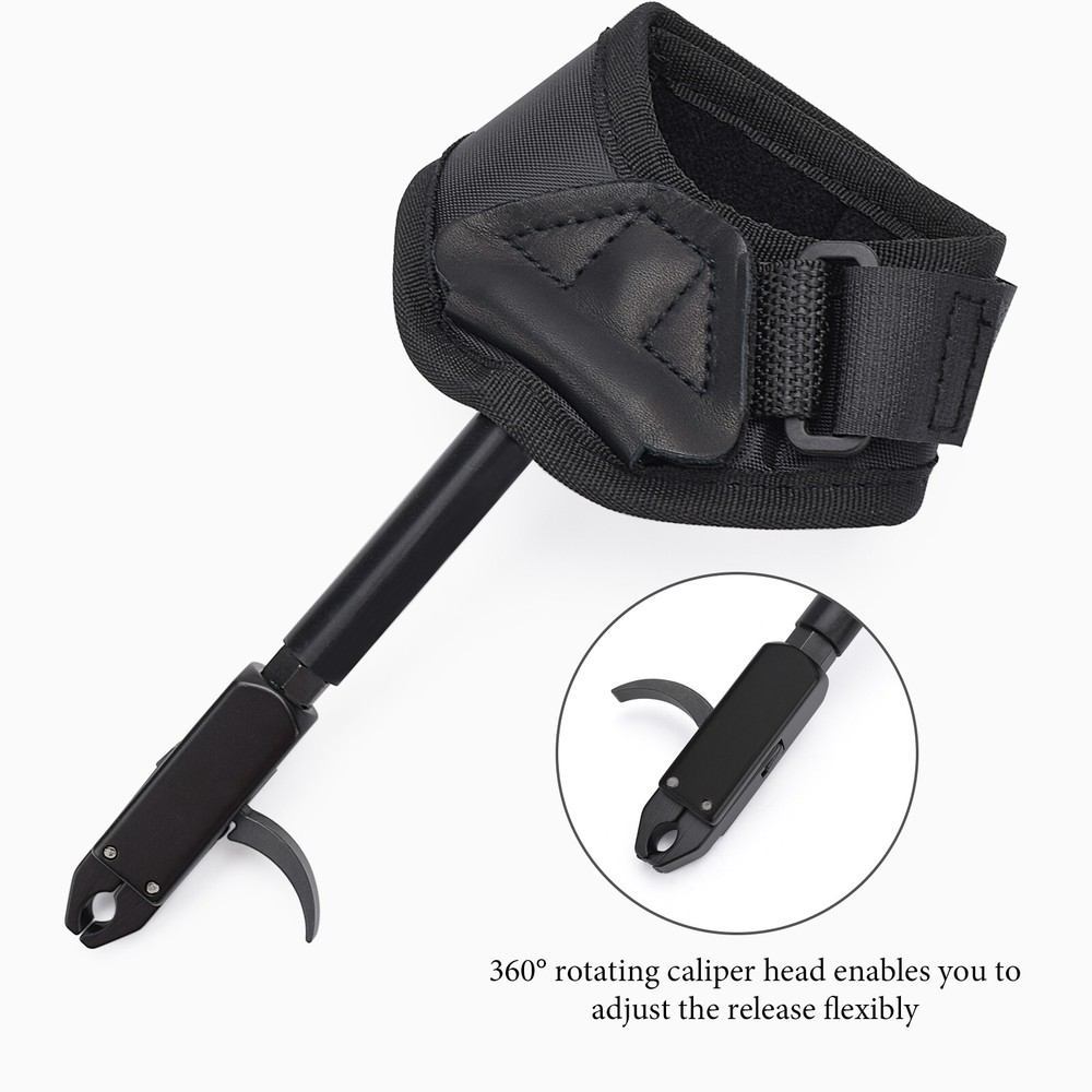 1x Archery Compound Bow Release Aids Adjustable Comfortable Quick Release